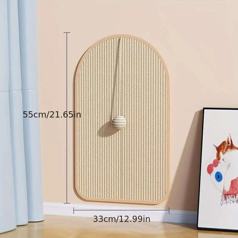 Durable Sisal Cat Scratch Pads, Cat Wall Pads, Sofa Claw Grinding Pads, Scratch Board Wall Stickers Cat Pet Toys Pet Accessories