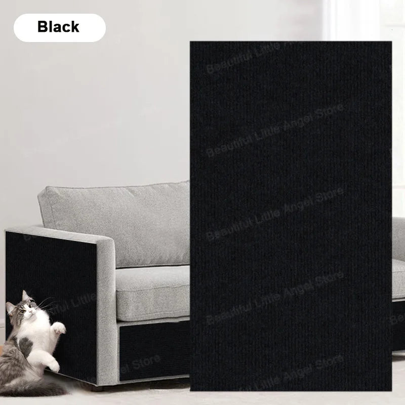 Self-Adhesive Anti Cat Scratch Sofa DIY Cats Scratch Protection Paws Sharpen Trimmable Carpet Cats Scratch Board Roll Shipment