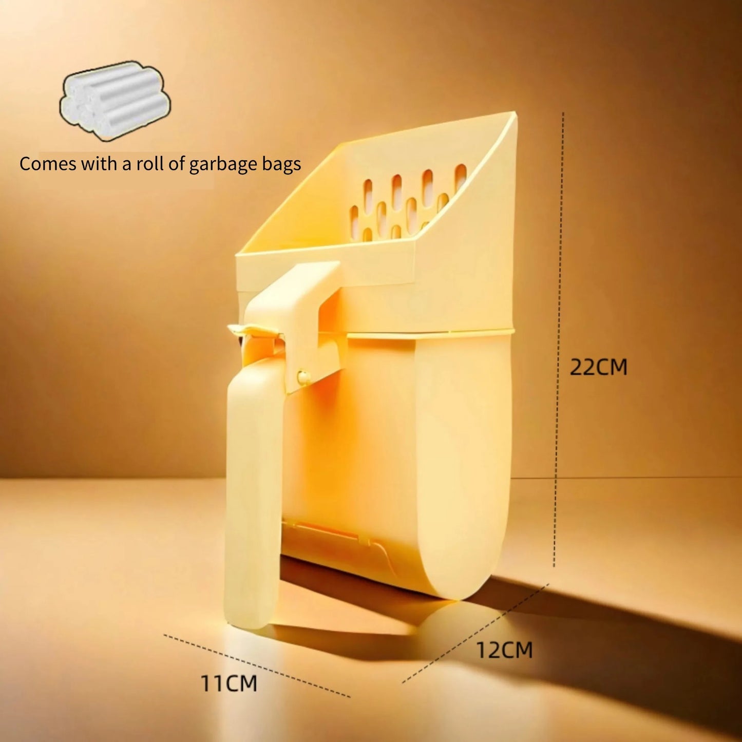 Cat Litter Scoop Shovel For Pet Filter Clean Toilet Garbage Picker Holder Integrated Detachable  Pet Supplies with Refill Bag