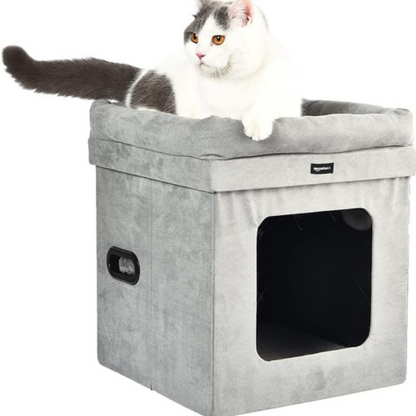 Niche Pliable pour Chat – Confort Douillet et Design Pratique