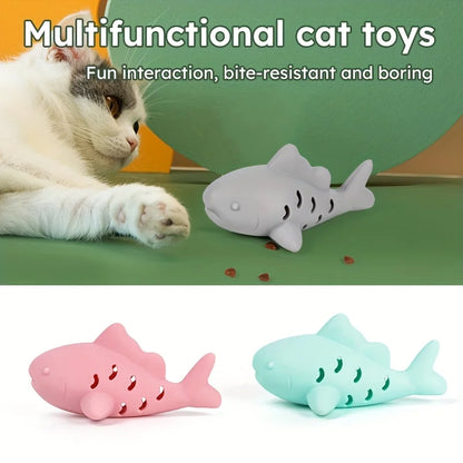 1pc Interactive Cat & Dog Toy - Durable Bite-Resistant Design, Hiding Food & Grinding Teeth Entertainment for Small Pets