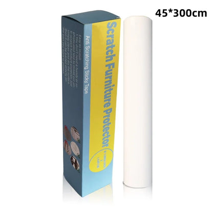 Cat Scratch Deterrent Tape Furniture Protectors From Cats Transparent Self-Adhesive Pet Training Tape for Sofa Furniture Sticker