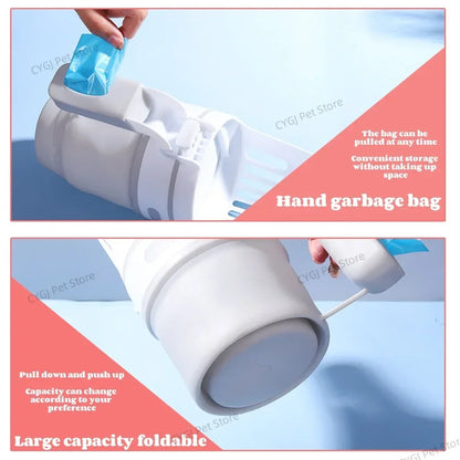 Cat Litter Shovel Scoop with Built-in Garbage Bag For Pet Filter Clean Toilet Garbage Picker Cat Supplies Self Cleaning