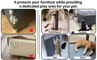 Self-Adhesive Anti Cat Scratch Sofa DIY Cats Scratch Protection Paws Sharpen Trimmable  Carpet Cats Scratch Board ﻿Roll Shipment