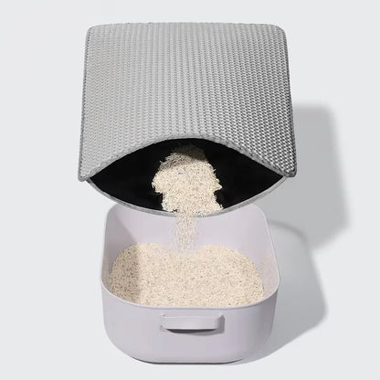 Double Layer Cat Litter Mat EVA Waterproof Cat Toilet Rug Litter Tray Sandboxes for Cat Litter Carpet Cat Litter Box Accessories