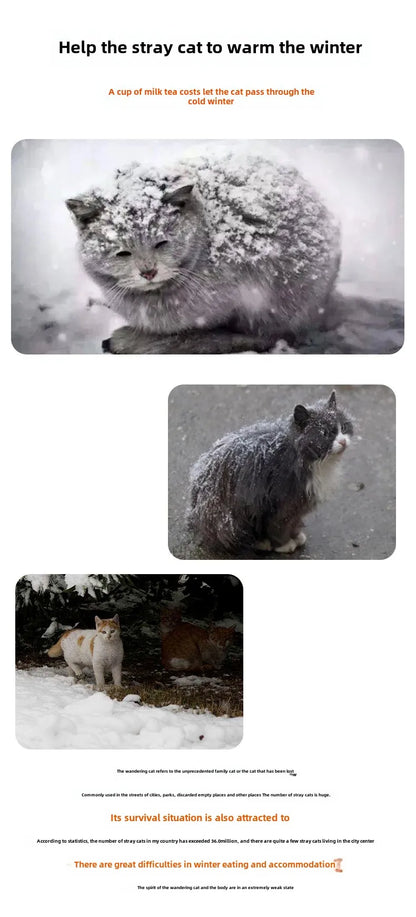 Stray Cat dog House Waterproof Outdoor Winter Warm Pet Cave Sleeping Beds Home Foldable Washable for Small Dog Puppy Supplies