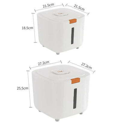 Pet Food Storage Barrel Large Storage Barrel Food Sealed Moisture-proof Cat Food Barrel Storage Cat Food Dog Food Barrel CatBowl