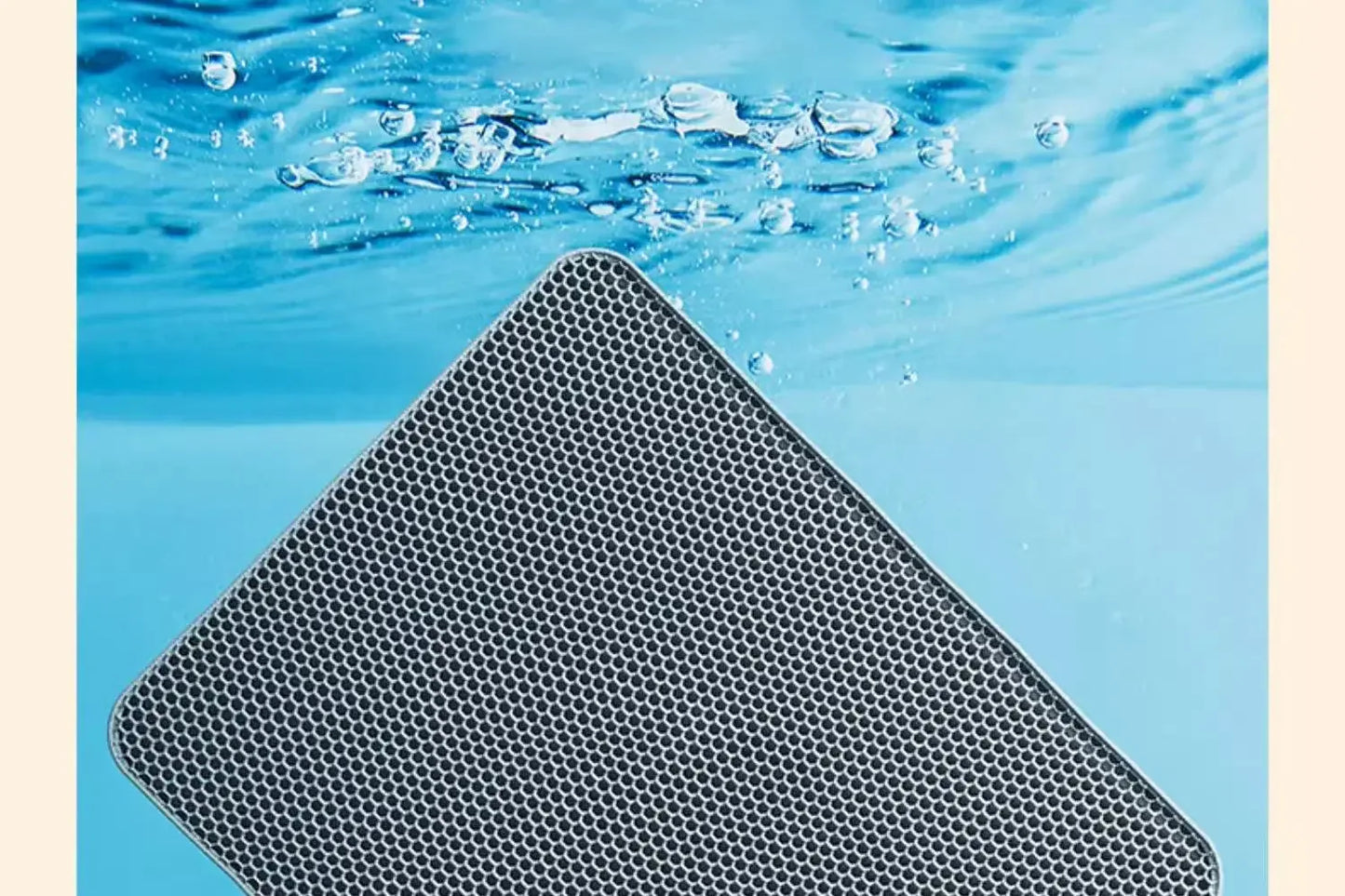 Premium Large Cat Litter Mat 90x60CM Waterproof Double Layer Litter Trapper Non-Slip Washable Pet Toilet Pad Sand Control