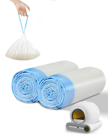 90 Count Cat Litter Bags for Automatic Litter Box Extra-Thick Cat Litter Box Liners for MeoWant/catlink/Tonepie Toilette