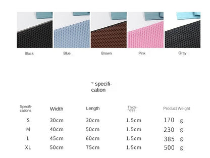 Double Layer Cat Litter Mat EVA Waterproof Cat Toilet Rug Litter Tray Sandboxes for Cat Litter Carpet Cat Litter Box Accessories