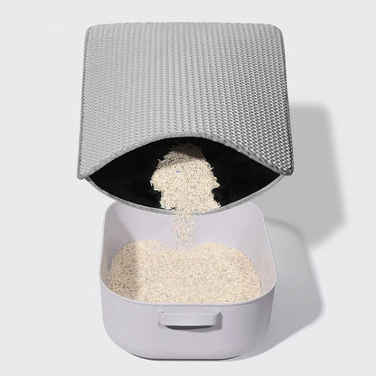 Double Layer Cat Litter Mat EVA Waterproof Cat Toilet Rug Litter Tray Sandboxes for Cat Litter Carpet Cat Litter Box Accessories