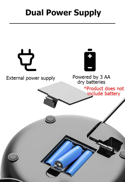 4L Automatic Pet Feeder Cat Food Dispenser Timed and Quantitative Insect and Moisture Resistant Feeding Machine No Food Jamming