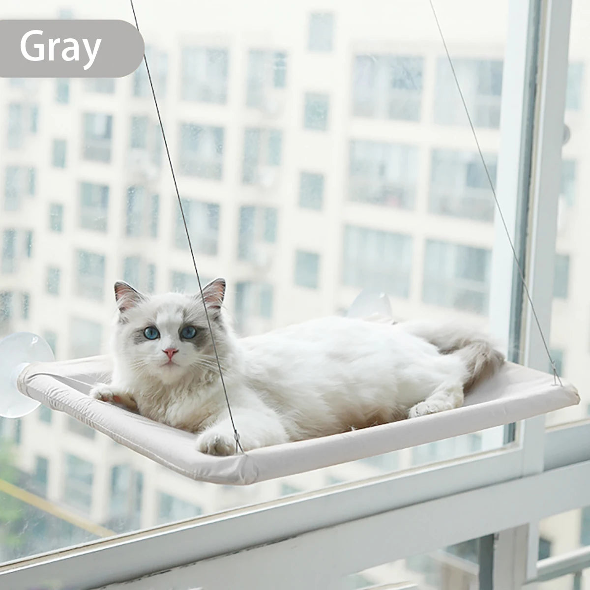 20KG Pet Cat Hammock Hanging Cat Bed Bearing Comfortable Cat Sunny Window Seat Mount Kitten Climbing Frame Pet Accessories