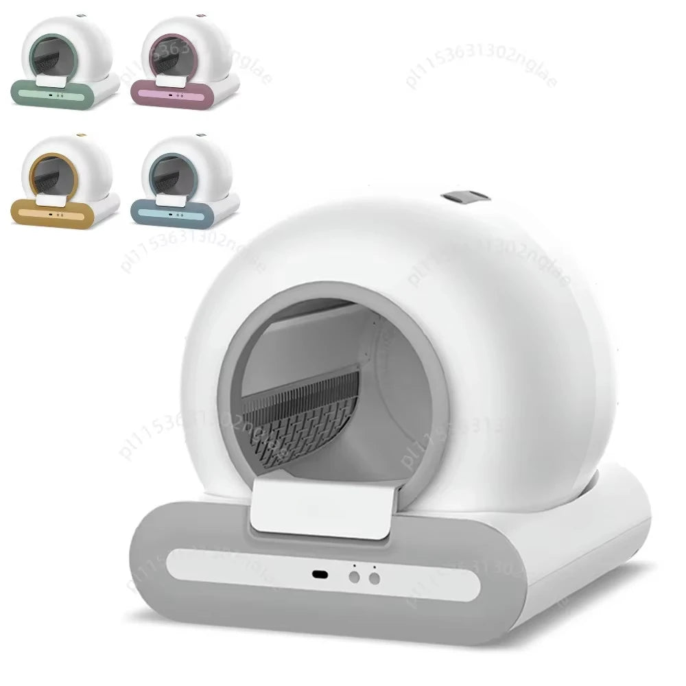 APP-controlled Smart Litter Box Automatic Cleaning Litter Box Multi-function Cat Toilet 65L Large Capacity Pet Supplies