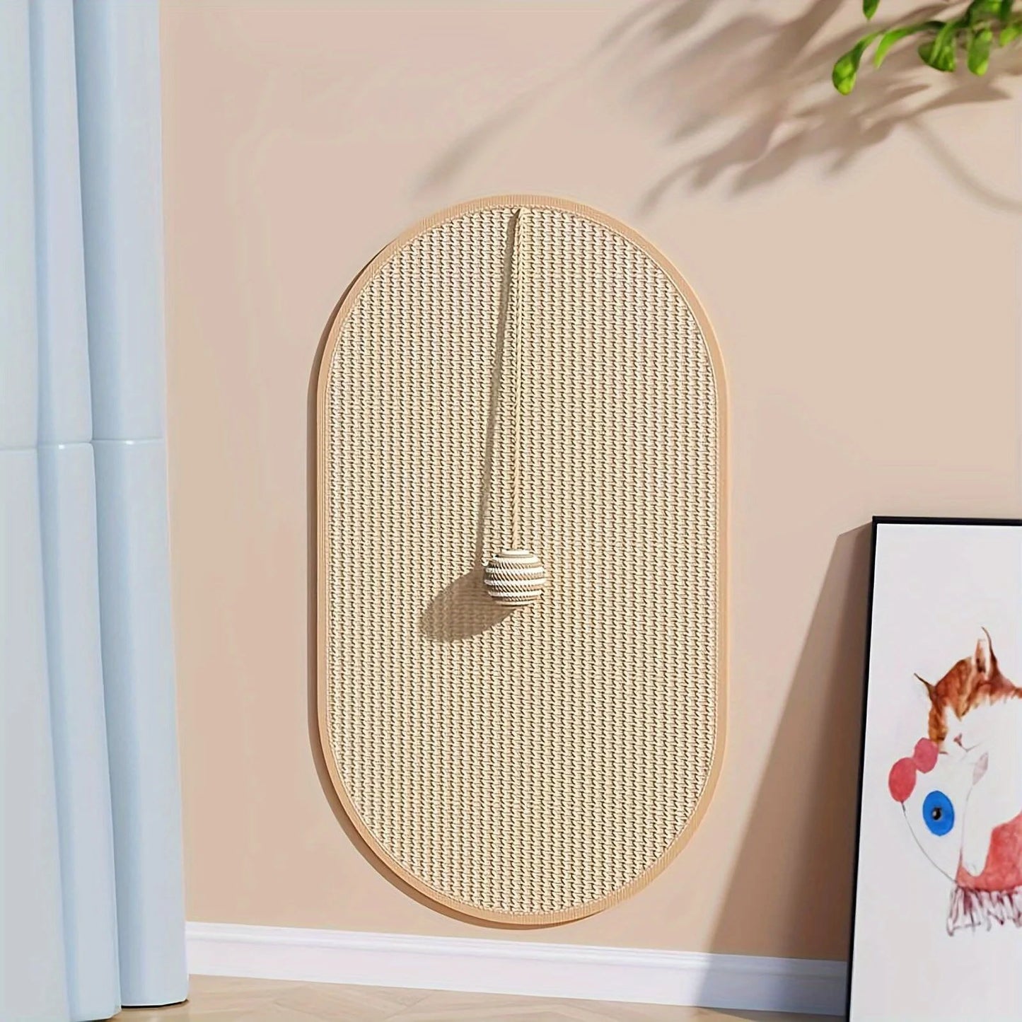 Durable Sisal Cat Scratch Pads, Cat Wall Pads, Sofa Claw Grinding Pads, Scratch Board Wall Stickers Cat Pet Toys Pet Accessories