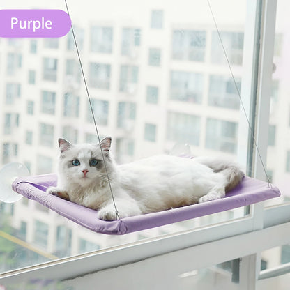 20KG Pet Cat Hammock Hanging Cat Bed Bearing Comfortable Cat Sunny Window Seat Mount Kitten Climbing Frame Pet Accessories