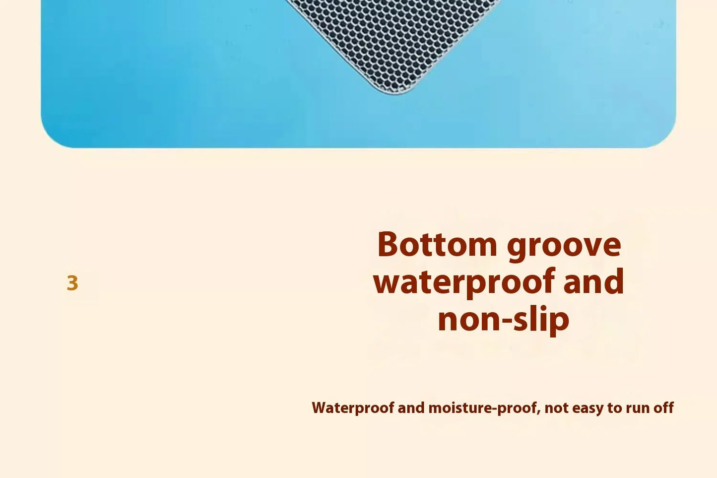 Premium Large Cat Litter Mat 90x60CM Waterproof Double Layer Litter Trapper Non-Slip Washable Pet Toilet Pad Sand Control