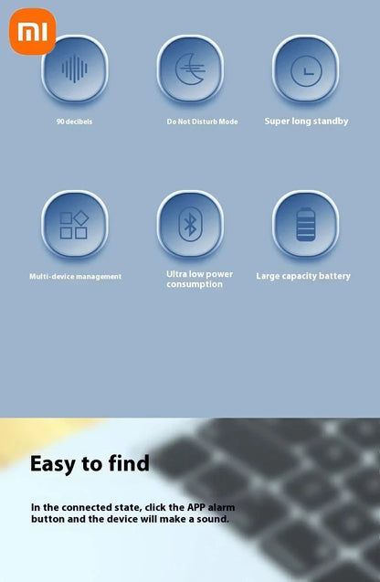 Xiaomi Mini Smart Anti-Lost Tracker Reminder Bluetooth 5.3 GPS Device Air Tag Finder Tracking Locator For Pets Kids Bag Wallet