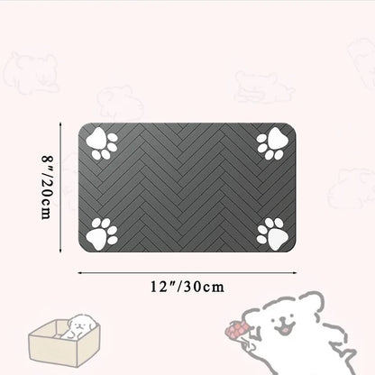 Pet Feeding Dropshipping Pet Placemat for Food and Water Bowl, with Waterproof Rubber Backing, Quick Dry Water Mat for Dog Cat