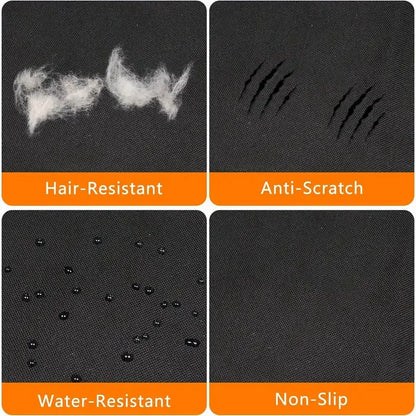 Waterproof Dog Car Seat Cover Trunk Case Dog Car Transporter Travel Mat Pad Dog Carriers Hammock For Small Medium Large Dogs