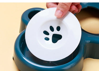 3 in 1 Cat Feeder Automatic Water Dispenser Double Bowl Pet Bowl for Small Dogs Cats Pet Food Container Cat Accessories