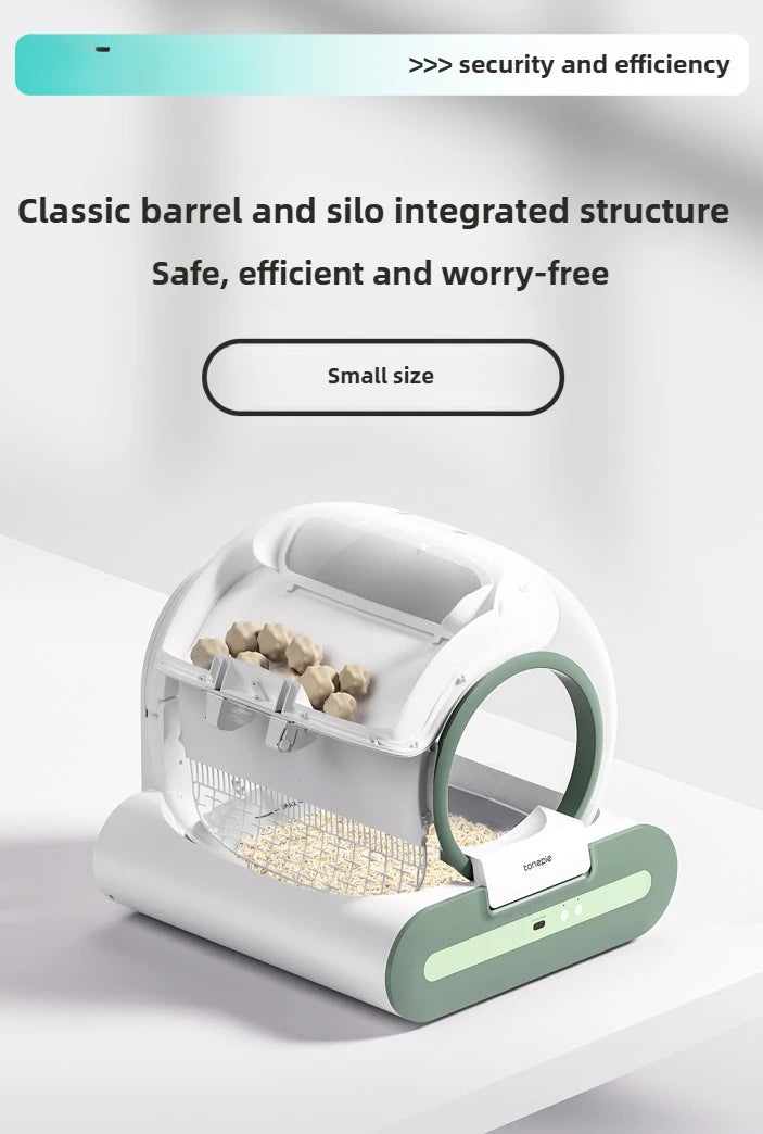 NEW Tonepie 65L Smart Cat Litter Box APP-controlled toilet Wi-Fi-connected,large-capacity,self-cleaning cat litter box EU STOCK