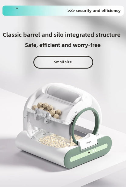 NEW Tonepie 65L Smart Cat Litter Box APP-controlled toilet Wi-Fi-connected,large-capacity,self-cleaning cat litter box EU STOCK