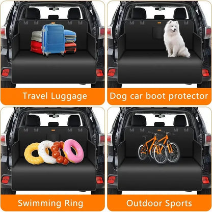 Waterproof Dog Car Seat Cover Trunk Case Dog Car Transporter Travel Mat Pad Dog Carriers Hammock For Small Medium Large Dogs
