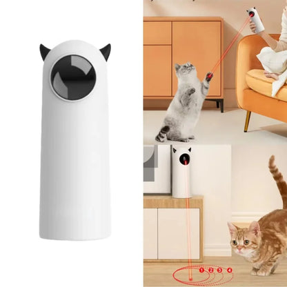 Automatic Interactive Cat Toy Smart LED Laser Pointer Indoor Teasing Pet Accessories Handheld Electronic Toy