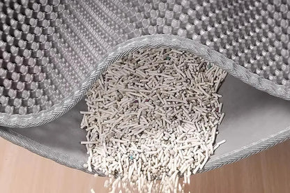 Premium Large Cat Litter Mat 90x60CM Waterproof Double Layer Litter Trapper Non-Slip Washable Pet Toilet Pad Sand Control